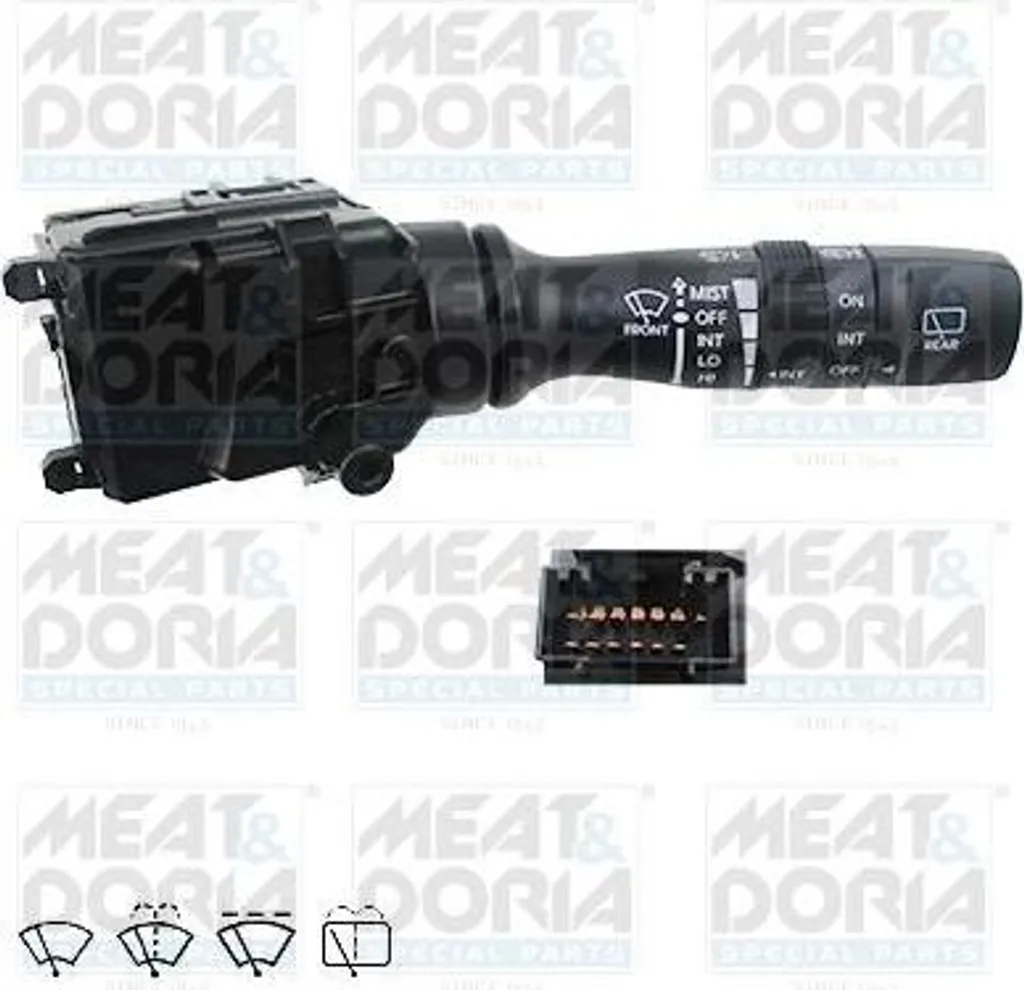 Commodo de clignotant MEAT & DORIA pour Soul avec commande d'éclairage