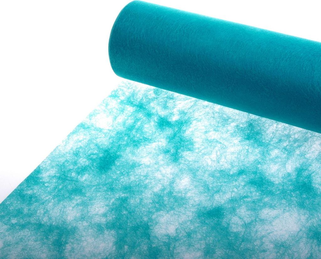 Sizocloud Tischläufer türkis 20cm Rolle 25 Meter 57-200-25-020