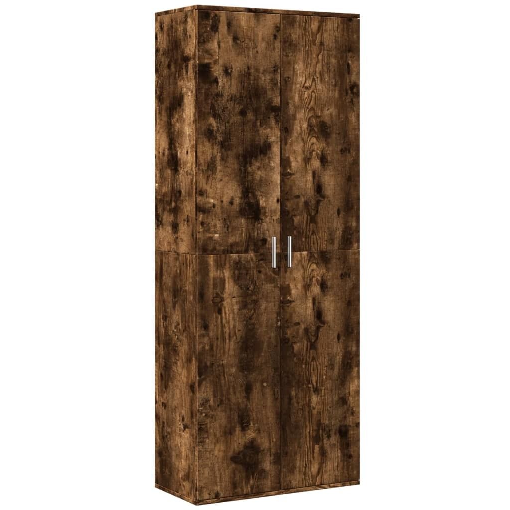 vidaXL Highboard Räuchereiche 70x35x180 cm Holzwerkstoff Produktbild 