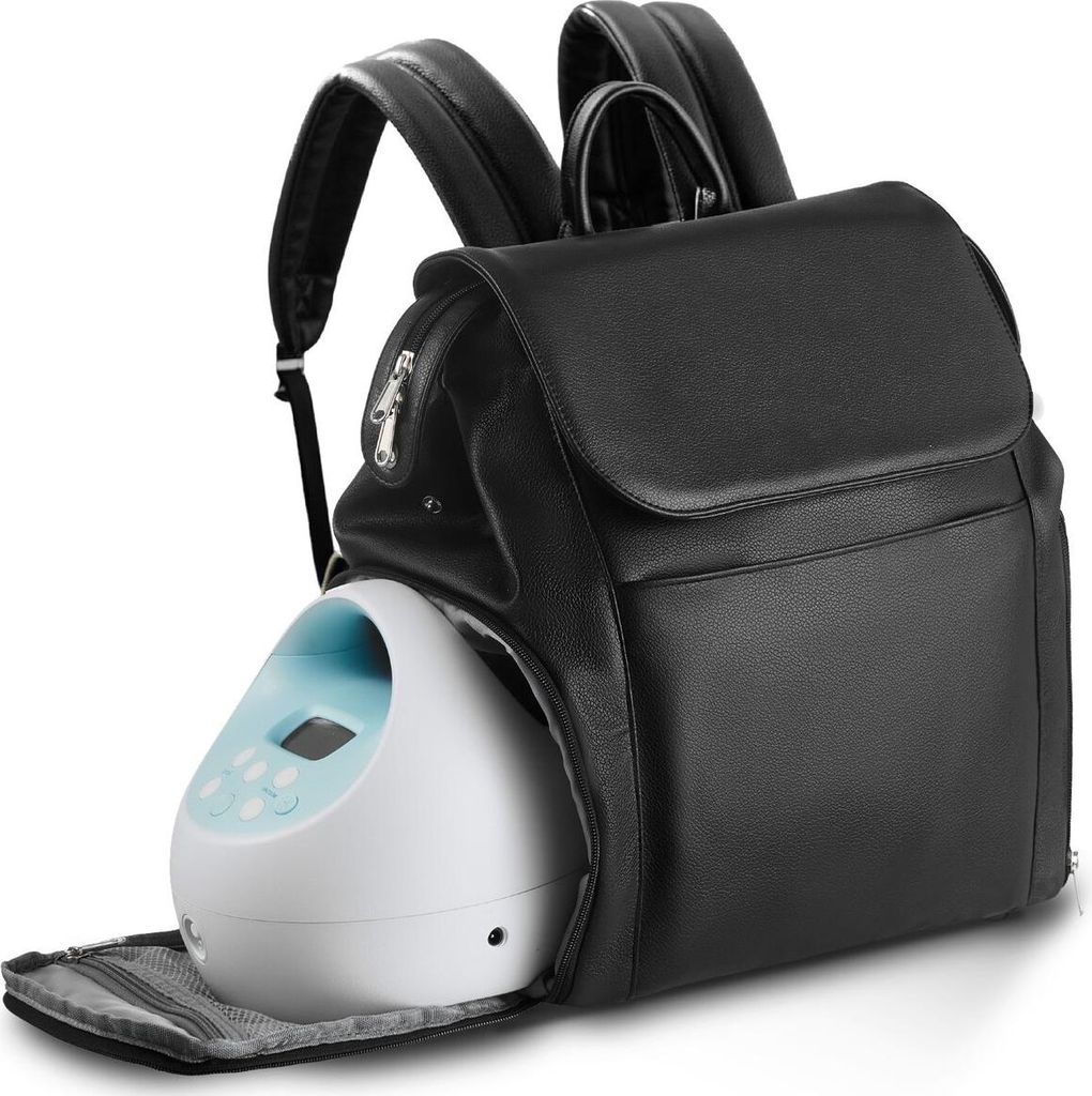 Brustpumpen-Rucksack, Stilltasche mit Kühlakkus, passend für S1/S2, Pumpenzubehör und Muttermilchaufbewahrung, tragbare Pumpentasche für Arbeit...