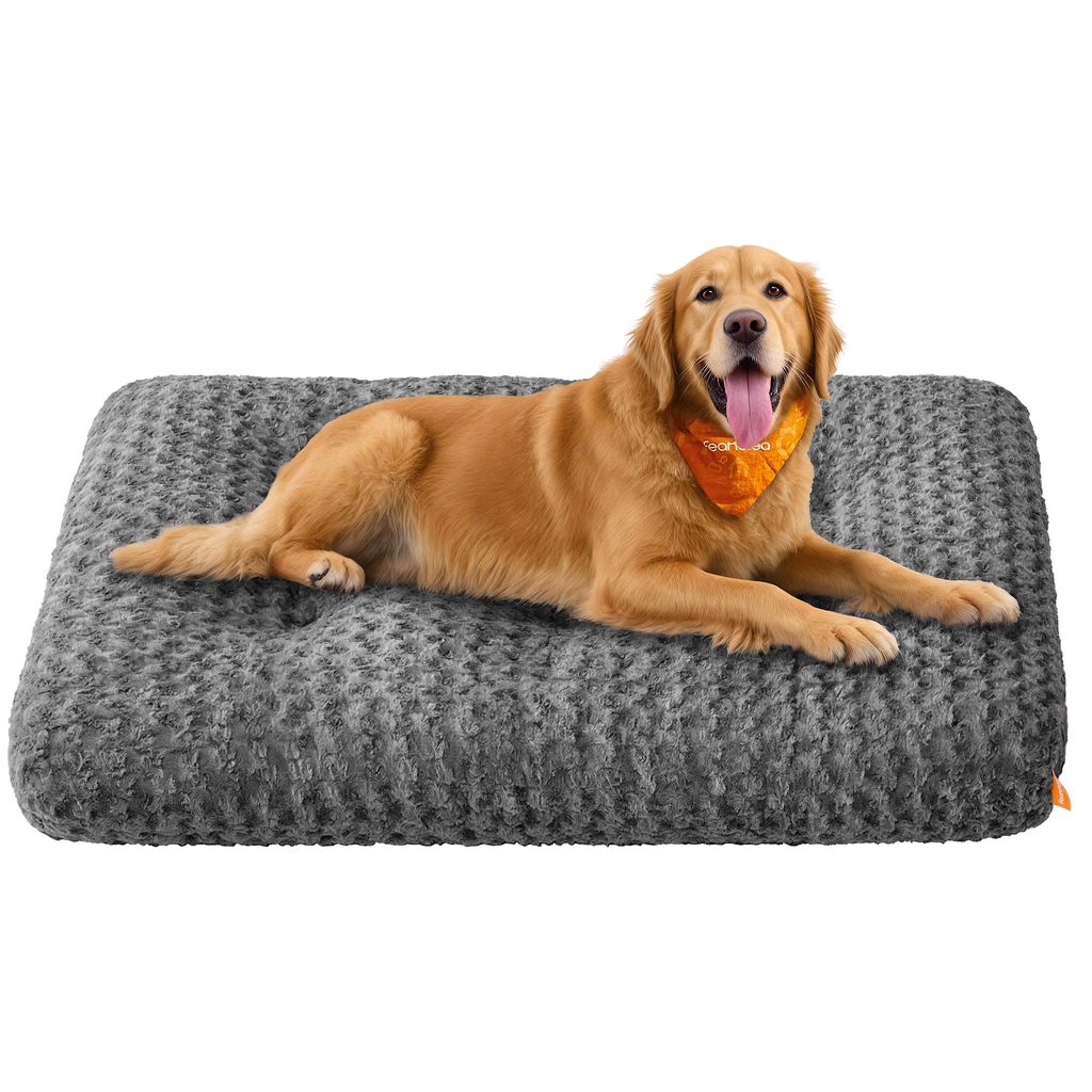 Feandrea Hundebett, flauschige Hundematte, Plüsch, weiche Produktbild 