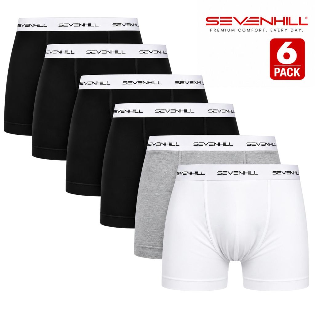 SEVENHILL Herren Boxershort Trunk 6er Pack , Herren Produktbild 
