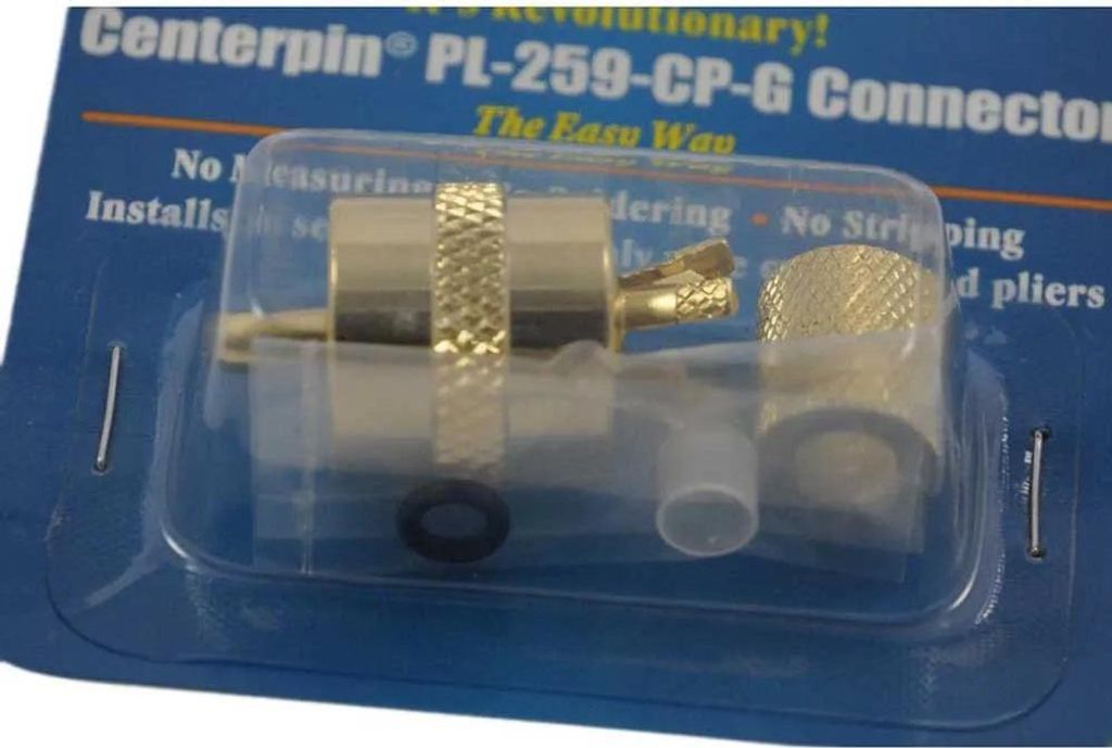 Shakespeare Antennas Centerpin Rg8x Rg58/au Antennenstecker Durchsichtig Durchsichtig One Size