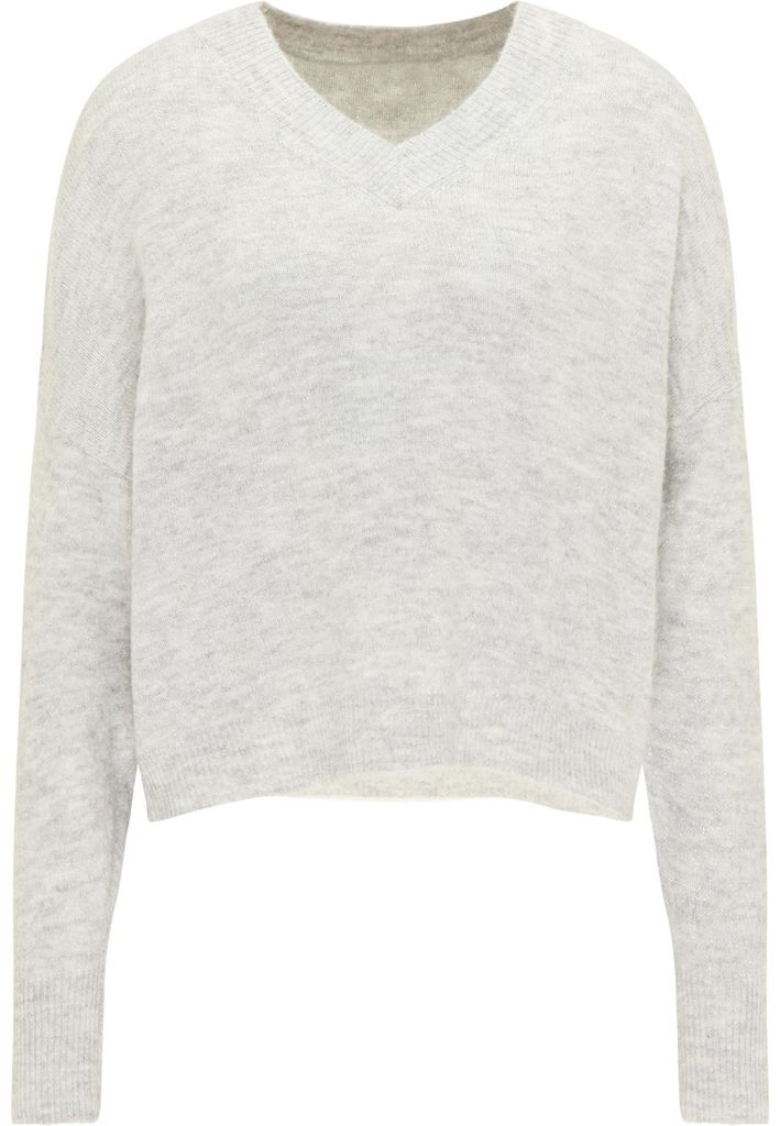 VINAJA damen strickpullover - silbergrau, XL/XXL