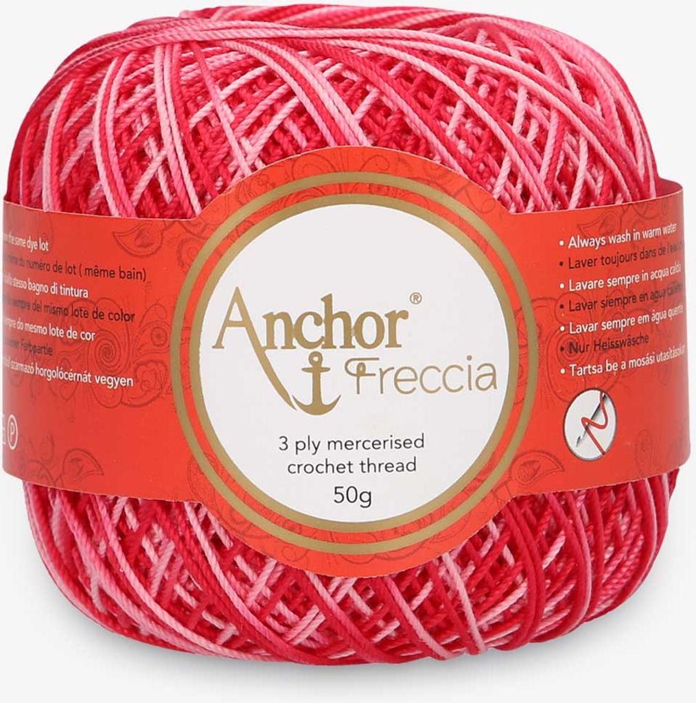 Anchor Freccia Multicolour 6 | Fil à crocheter 100 % coton Image du produit 