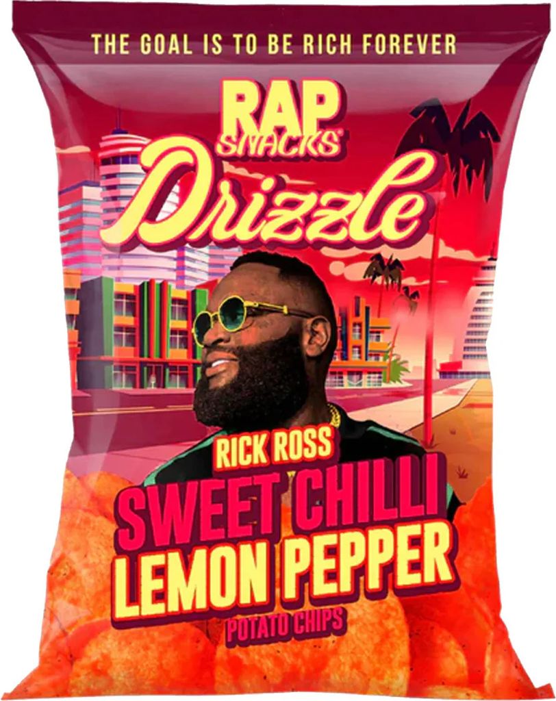Rap Snacks Rick Ross Sweet Chilli Lemon Pepper (12 x 71g) Produktbild 