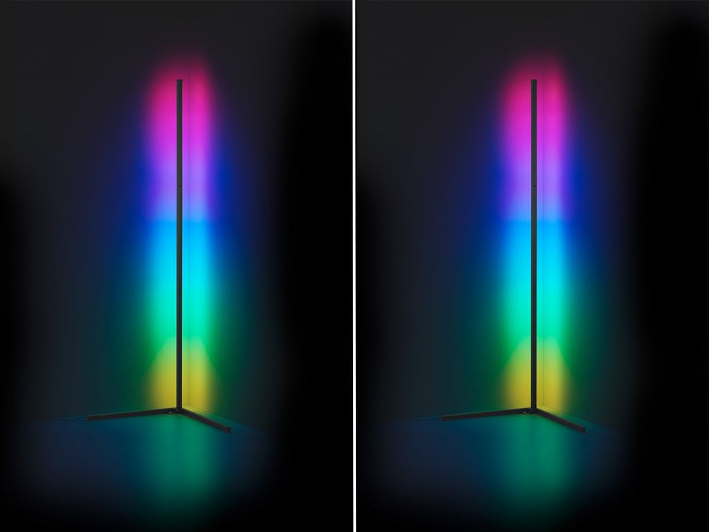 LED Stehlampen dimmbar, indirekte TV & PC Gaming Beleuchtung für Wohnzimmer Ecke