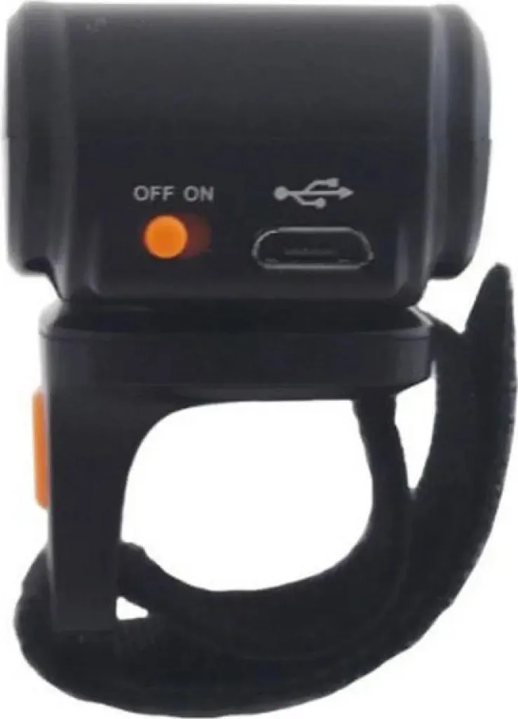 Mini bague lecteur code barre sans fil 1D 2D Bluetooth Deapprox - 3