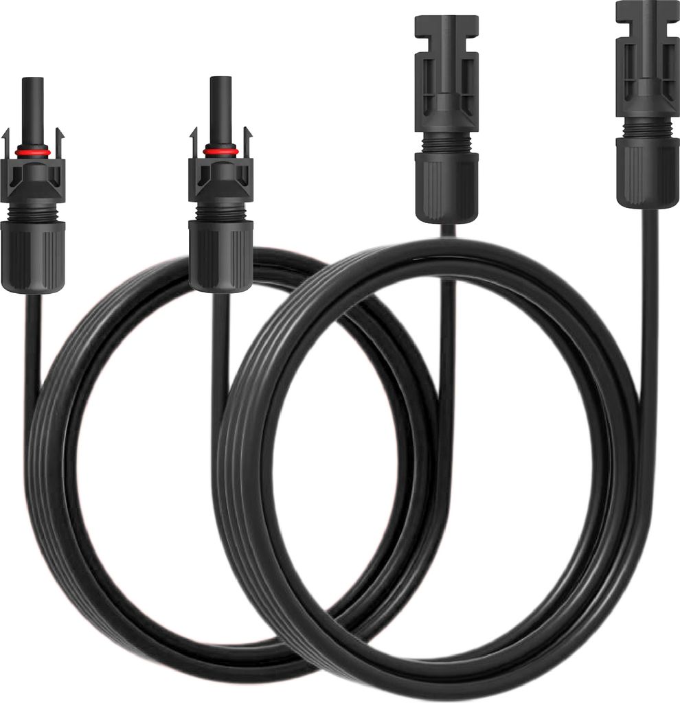 Solar Verlängerungskabel für Solarmodule Solarkabel mit Stecker 4mm² 6mm² Kabel Länge:2x 7M 4mm² inkl. 0% MwSt. gem. § 12 Abs. 3 UStG