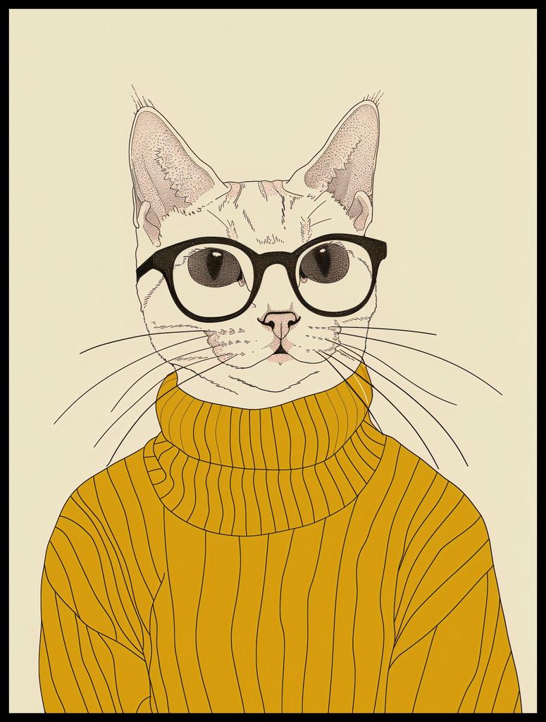 Plakat 60x80cm Intellektualist