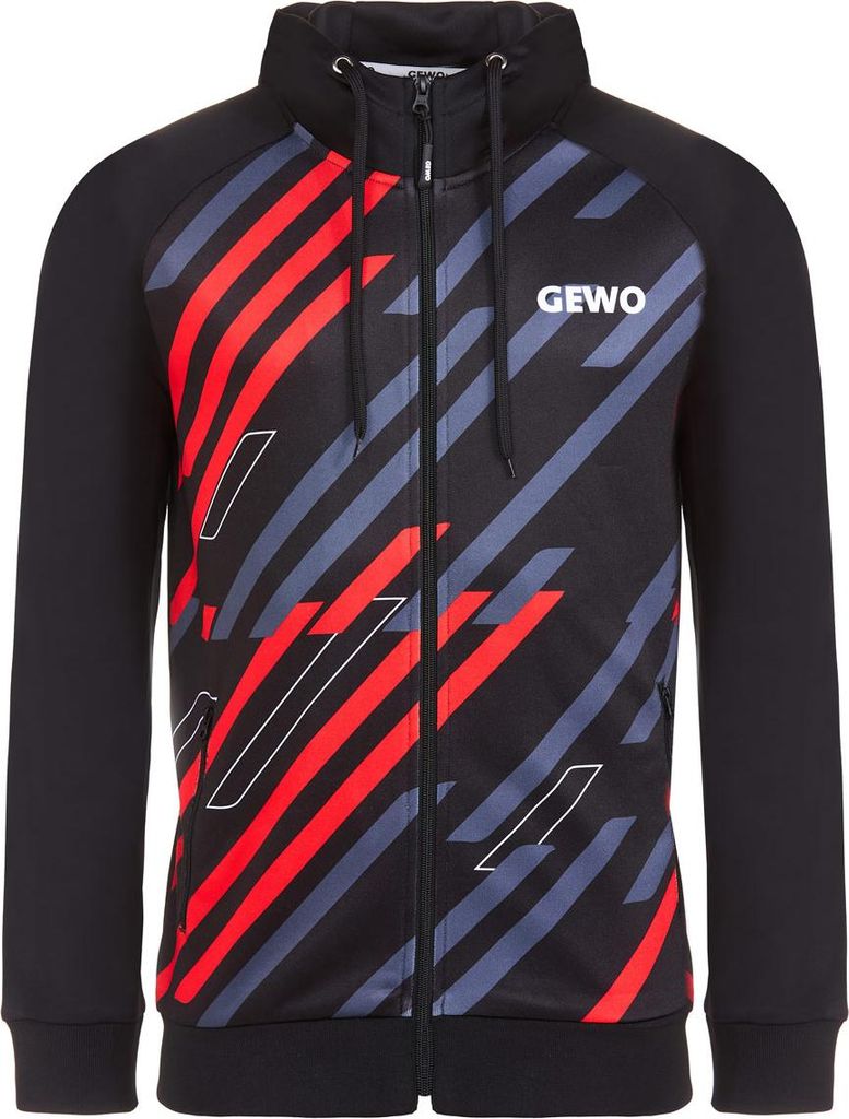 GEWO Hoodie Ponza I schwarz/rot S