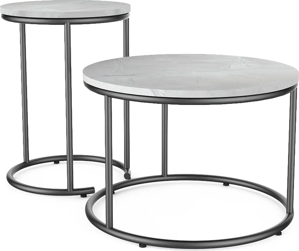 Aménagez votre Intérieur avec l'Ensemble Tables Basses Ottawa Vicco 2pcs