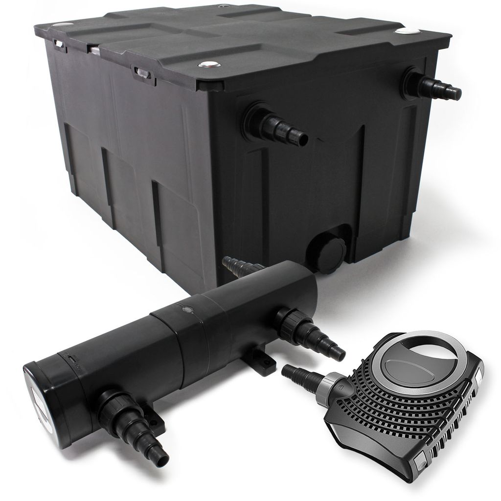 Set completo Wiltec: filtro per laghetti CBF-550 fino a Immagine del prodotto 