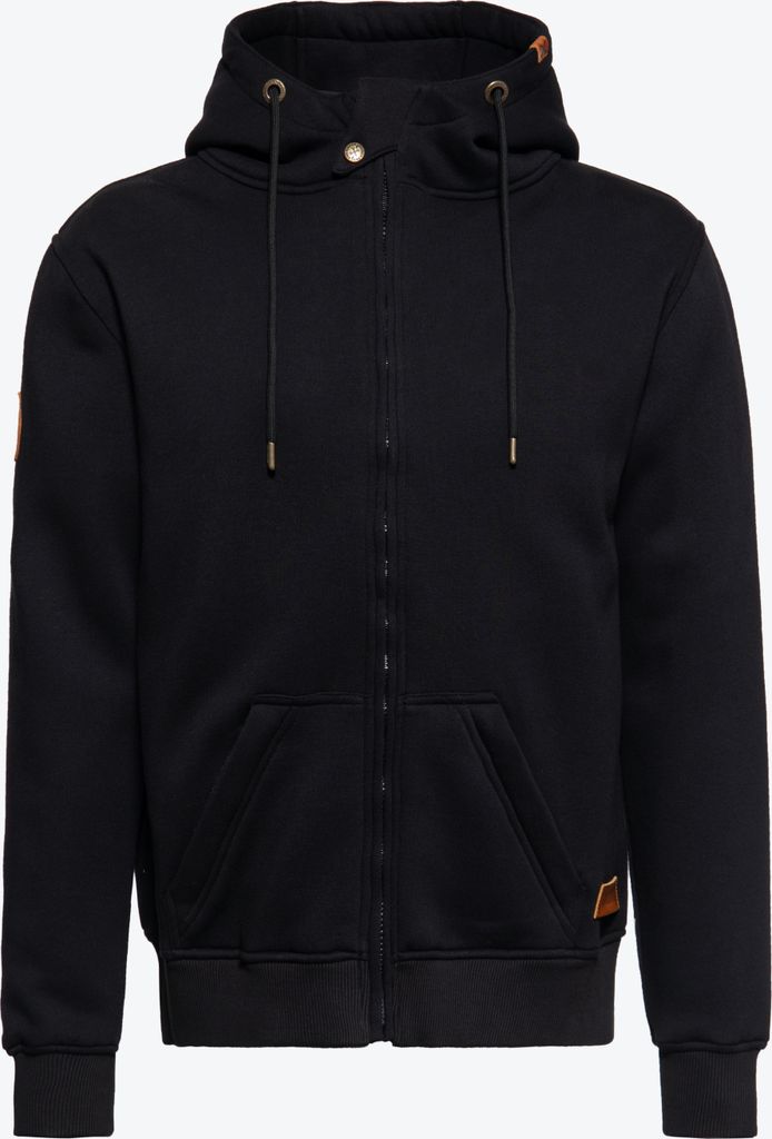 KING KEROSIN Outdoor Sweatjacke Mit Herausnehmbarem Softshell-Innenfutter K.k. Adventure Gear Schwarz Xxl