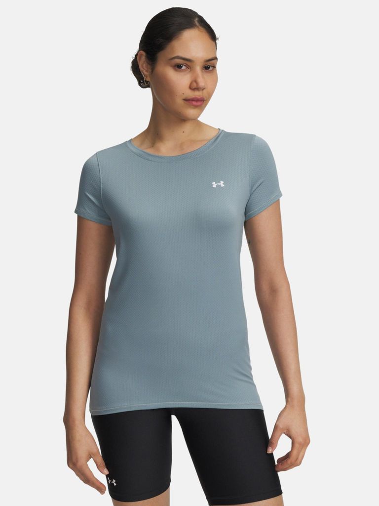 Under Armour Damen Tech Mesh SS-GRN T-Shirt MD