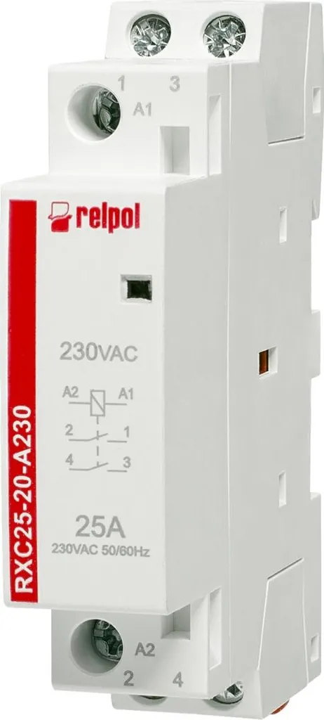 Contacteur pour chauffe-eau 25A 2NO 230V RXC25-20-A230 gestion heures creuses