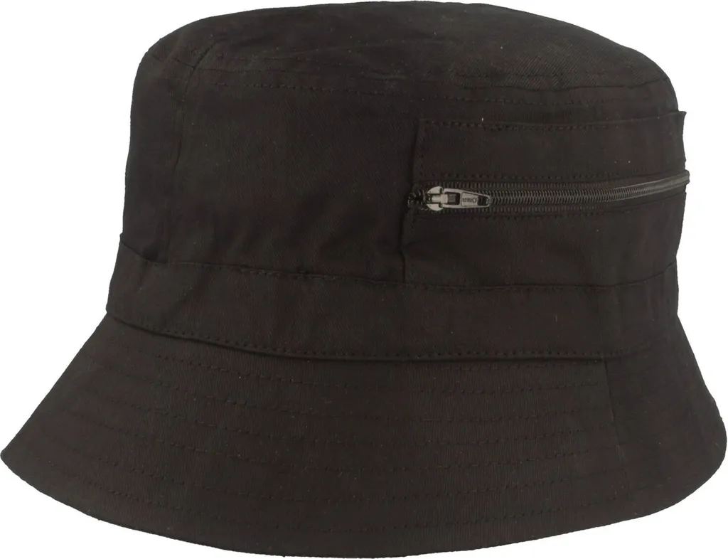 Cappello da pescatore Fiebig con 2 tasche in cotone