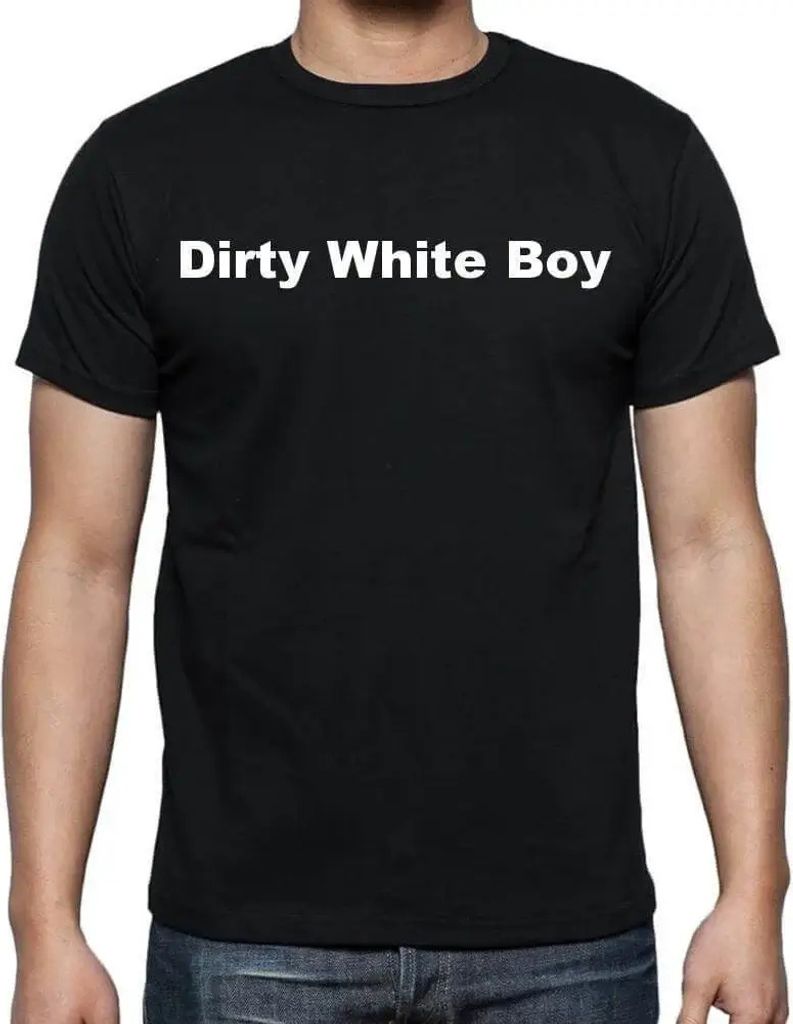Herren Grafik T-Shirt Schmutziger Junge – Dirty Boy – Öko-Verantwortlich Vintage Jahrgang Kurzarm Lustige Druck Geburtstag Geschenk Mann