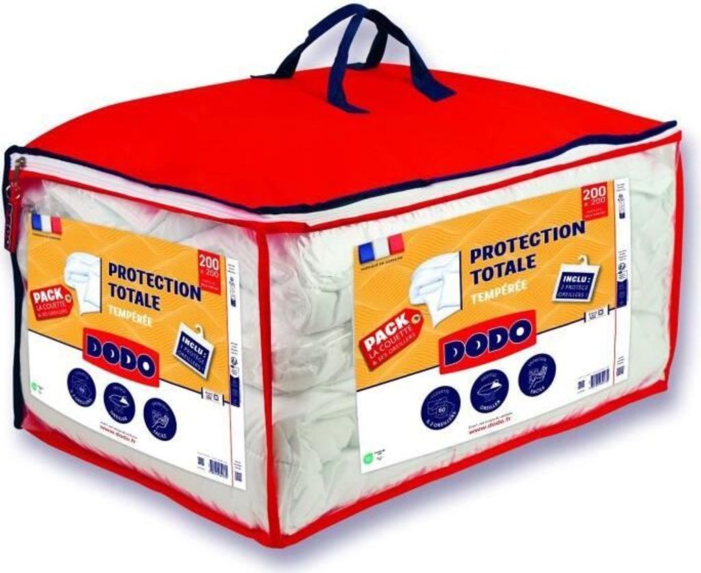 Bettdecke 220 x 240 cm + Kissenbezug + 1 Kissenschutz