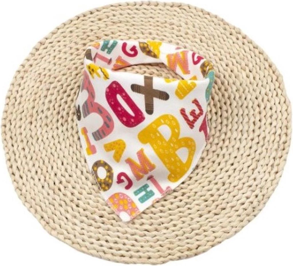 Jumada's - Lätzchen - Lätzchen - Lätzchen - Bandana - Tiere - Buchstaben - Mehrfarbig - hip