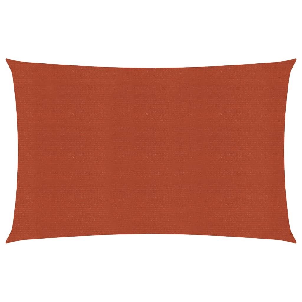 Voile d'ombrage 160 g/m² rouge terracotta 5x6 m HDPE Image du produit 