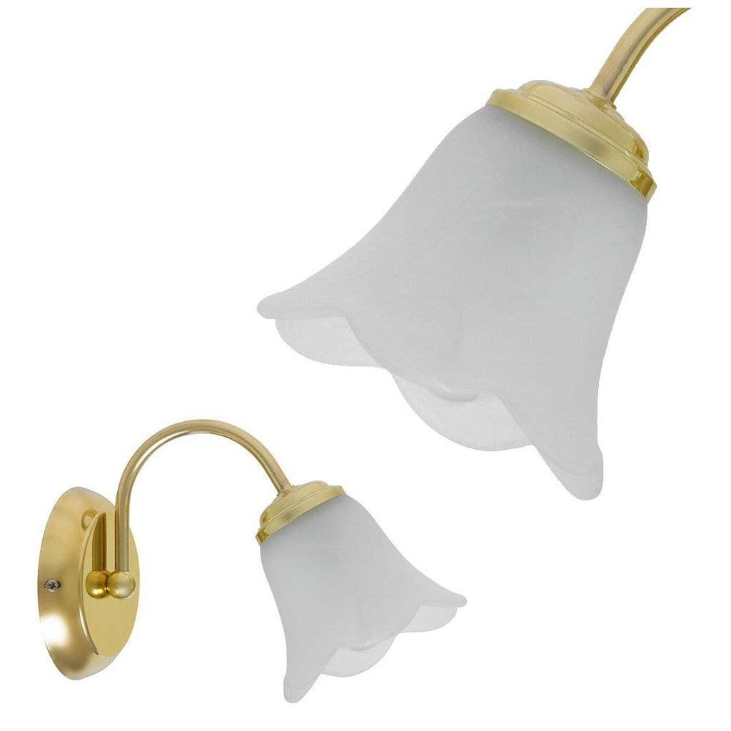 Rabalux 7231 Wandleuchte Rafaella, E14, gold, Klassisch, Produktbild 