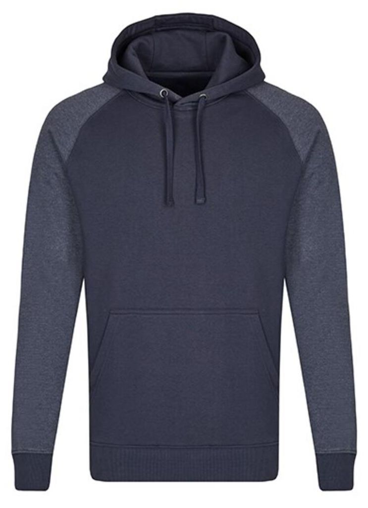 Miners Mate - "My Mate" Hoodie mit durchgehendem Reißverschluss für Herren, meliert LT4053 (L) (Marine/Marineblau Meliert)