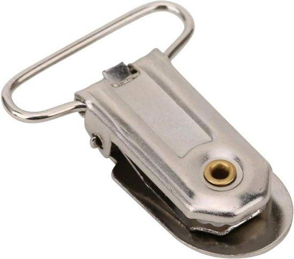 Blech-Faltenklammern - 20 Stück - Feine Verarbeitung - Hochwertig - Dauerhaft - DIY-Kleidungszubehör - Projektwerkzeug - Metall - Dekoration.