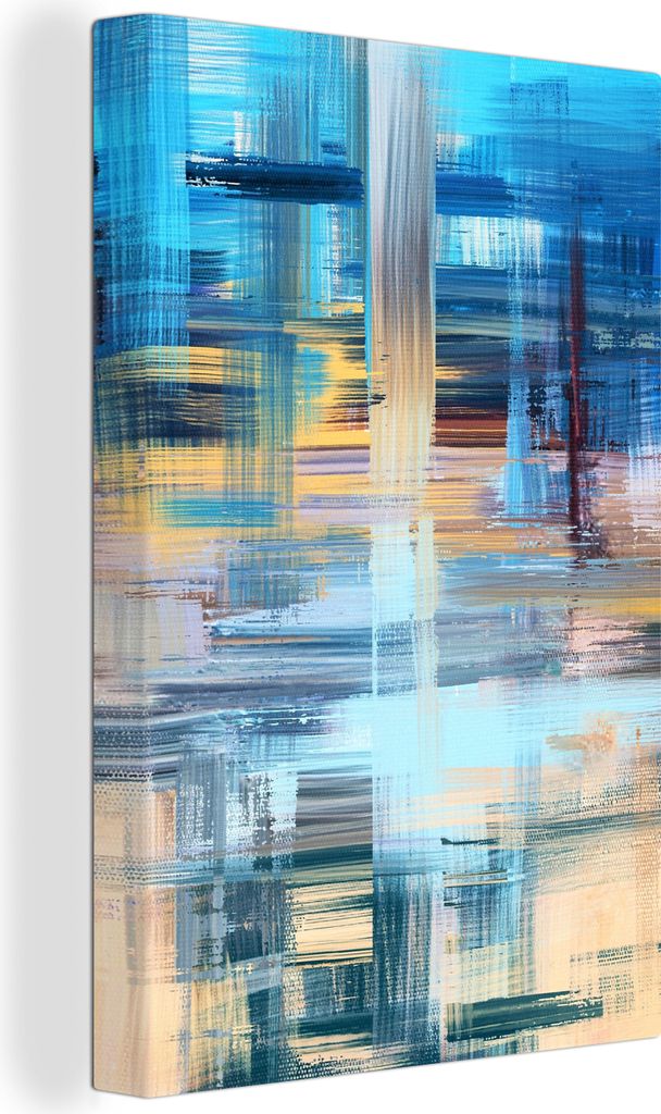 OneMillionCanvasses - Leinwandbilder - 90x140 cm, Ölfarbe - Abstrakt - Malerei, Wandbilder Kunstdruck Wanddekoration - Foto auf Leinwand - Gemä...