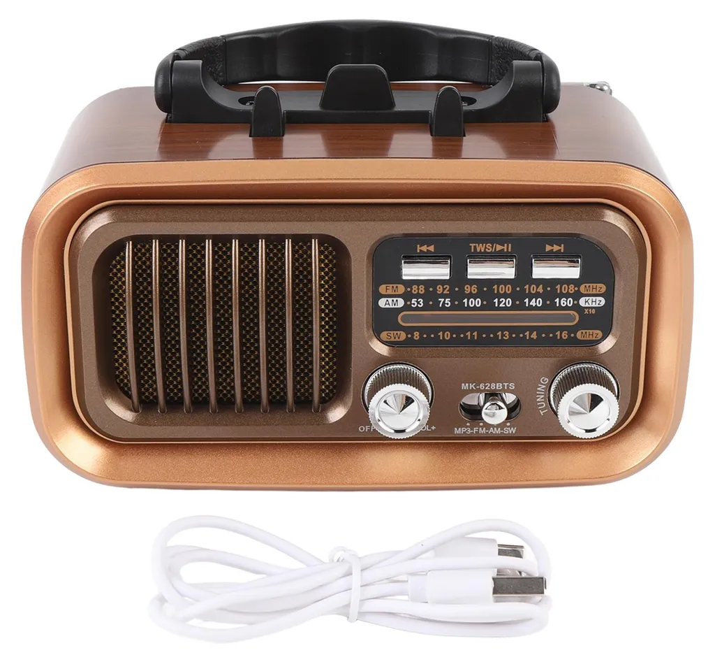 Radio autonome solaire anti-panne de batterie avec Bluetooth et AM FM