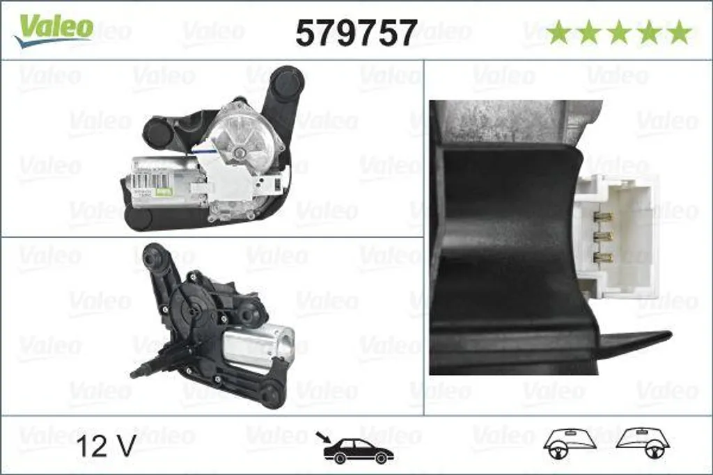 Solution Panne Essuie-Glace C3 - Moteur Valeo 579757 Référence OE 6405NW