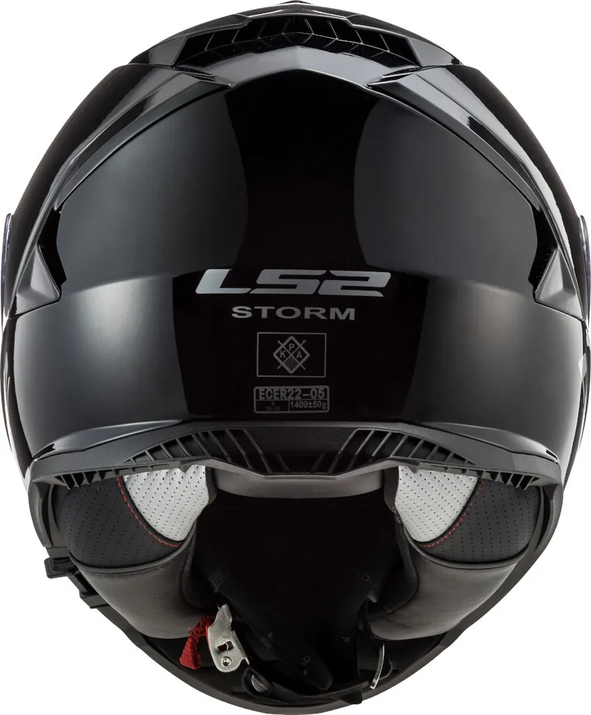 Casque LS2 FF800 Storm XS noir avec écran solaire et ventilation active