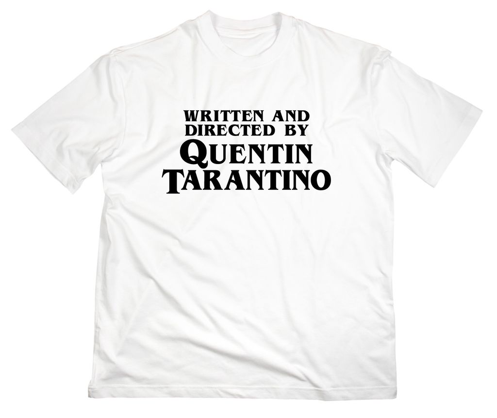 Styletex23 T-Shirt Written And Directed By Quentin Tarantino Fan, weiss, L