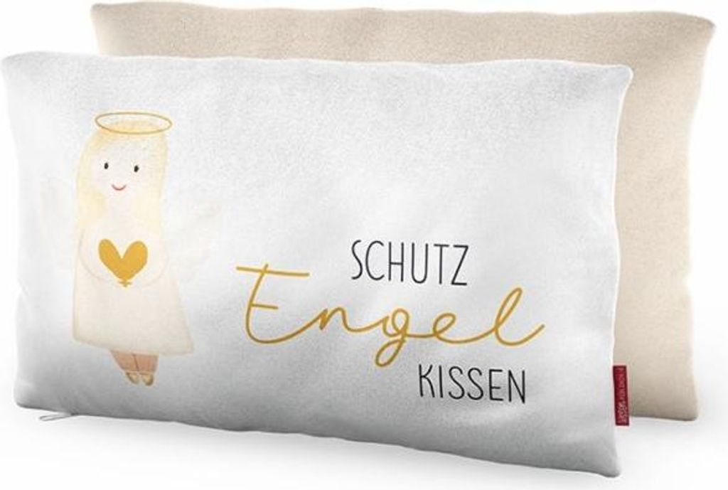 Deko-Kissen, Kuschelkissen "Schutzengel für dich" Produktbild 
