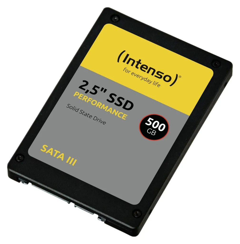 Intenso 3814450 Disque Dur Interne HDD 500 Go 2.5 Pouces SATA III 6Gb/s