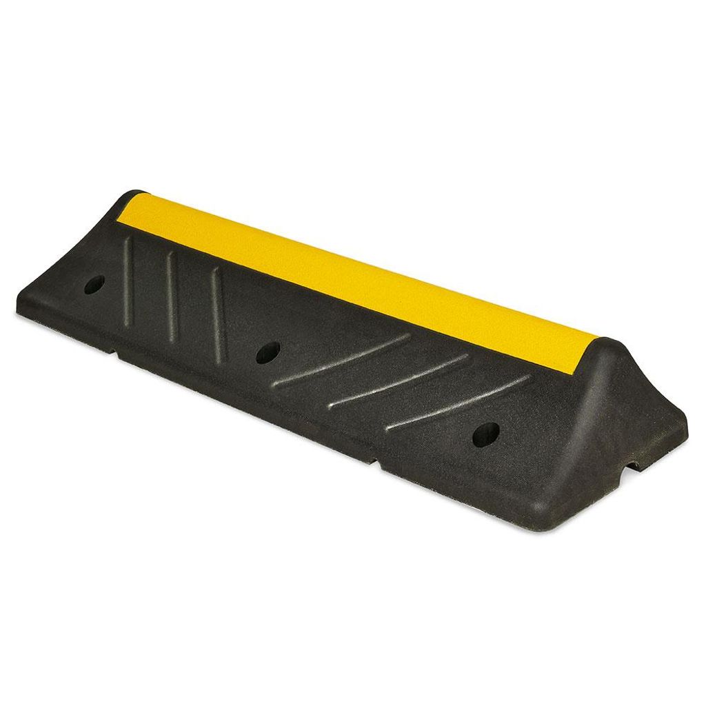 Radstop, Parkplatzbegrenzer mit Reflexstreifen, LxTxH 1000x300x150mm