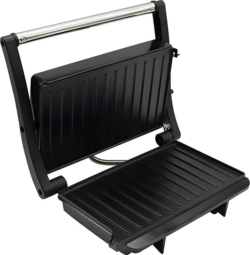 Grill de Contact Antiadhésif Avizar 1000W en Inox pour Cuisine Saine