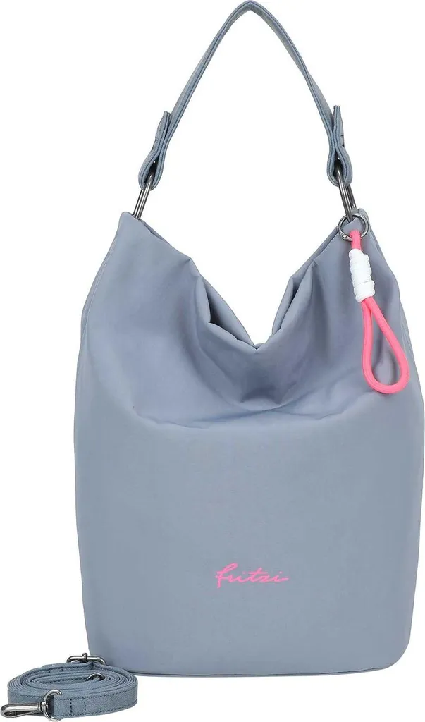 Borsa a Tracolla Lea Hobo Blue Grey Fritzi aus Preußen - Vegan & Tech