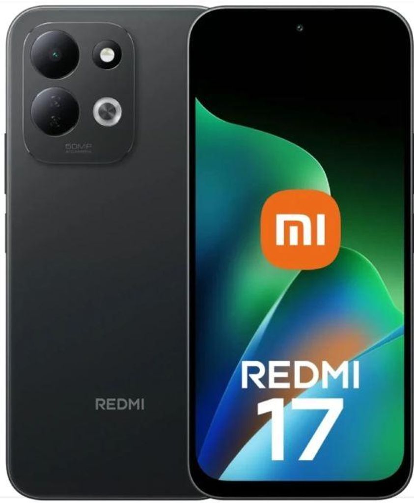 Xiaomi Redmi 17, černá barva - smartphone, 128 GB Obrázek produktu 