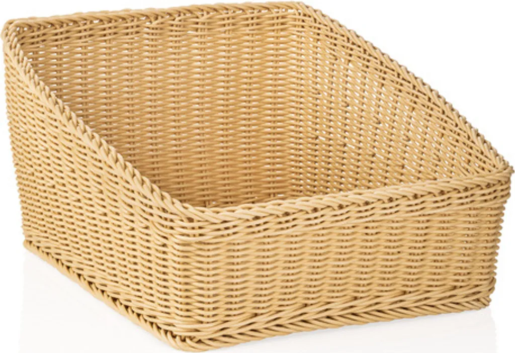 Cesto Pane Gastro 40x50x25 Polipropilene Lavabile | Buffet Beige