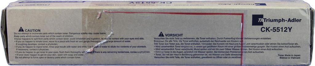 Triumph-Adler CK-5512Y Toner Yellow 1T02R6ATA0 -B