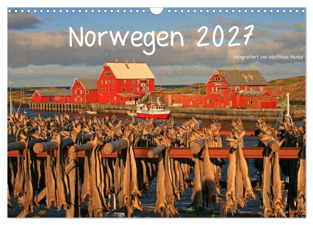 Norwegen 2027 (Wandkalender 2027 DIN A3 quer), CALVENDO Monatskalender