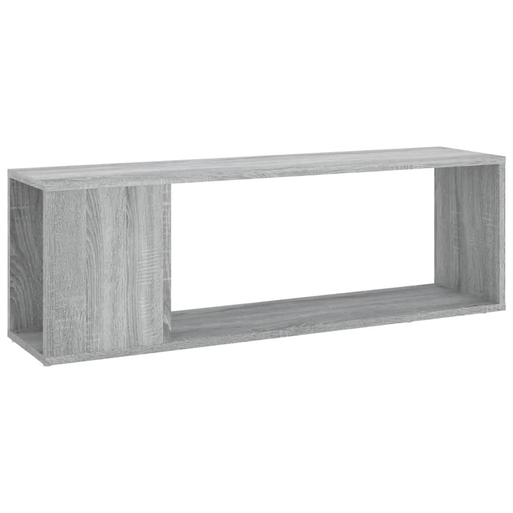 Mobile TV Grigio Sonoma 100cm | Porta TV Moderno Legno Leggero