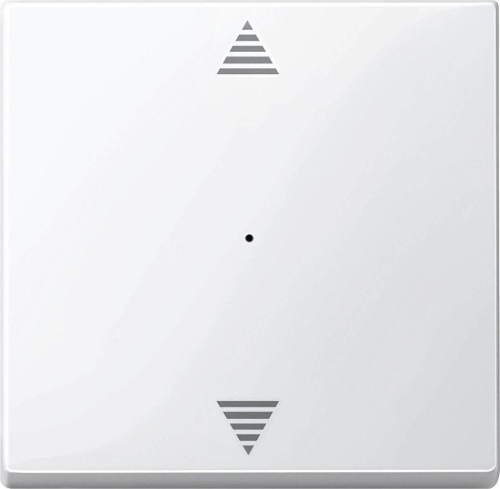 Merten 619419 Wippe für Tastermodul 1fach mit Aufdruck Auf/Ab, polarweiß glänzend, System M