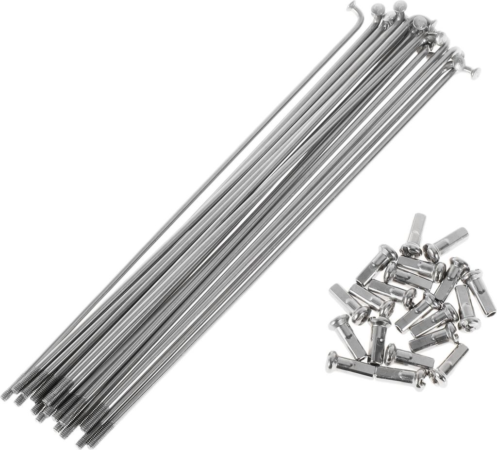 20 Set 13G Fahrradspeichen 148mm Fahrradspeichen 304 Edelstahl Silberton