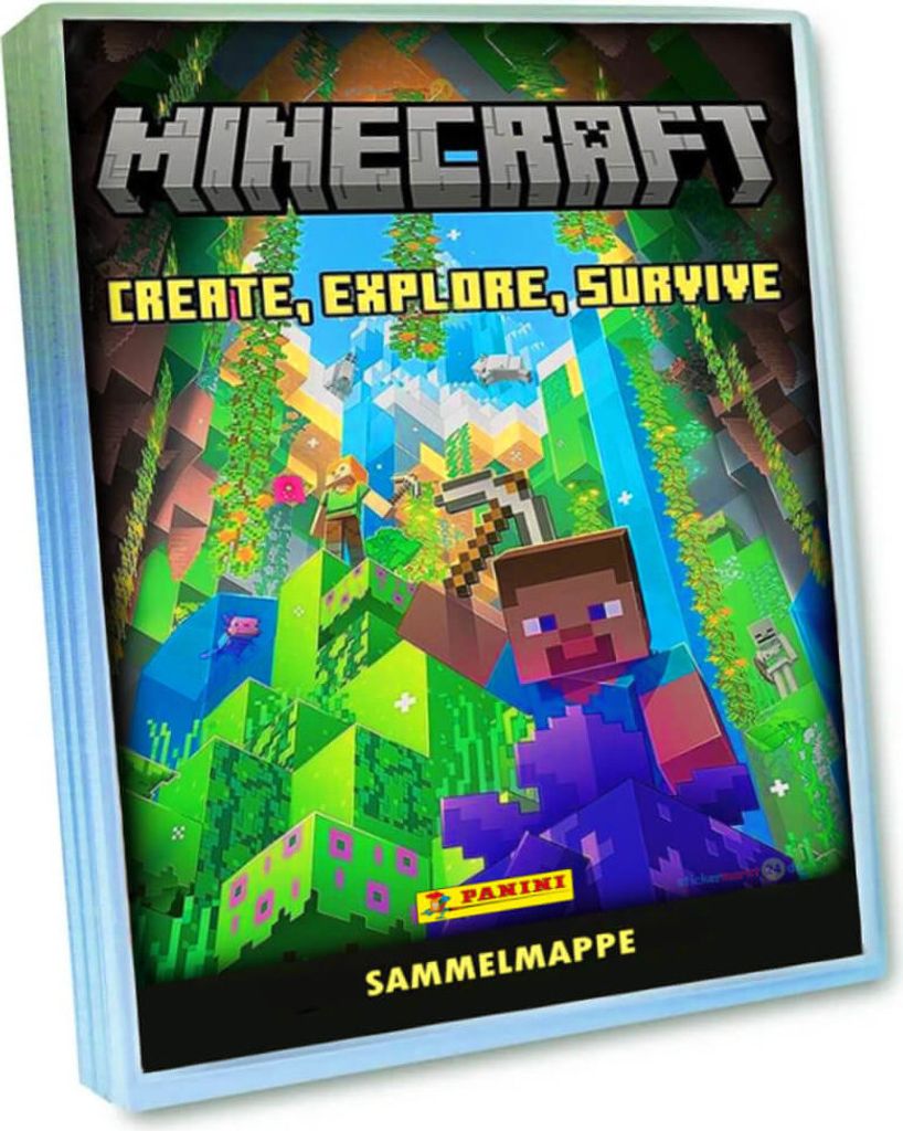 Panini Minecraft 3 Karten - Create Explore Survive Trading Produktbild 