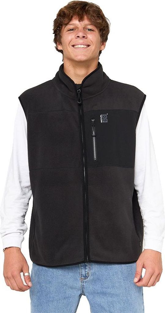 Rip Curl Search Fleece Weste Schwarz XL Mann Schwarz XL