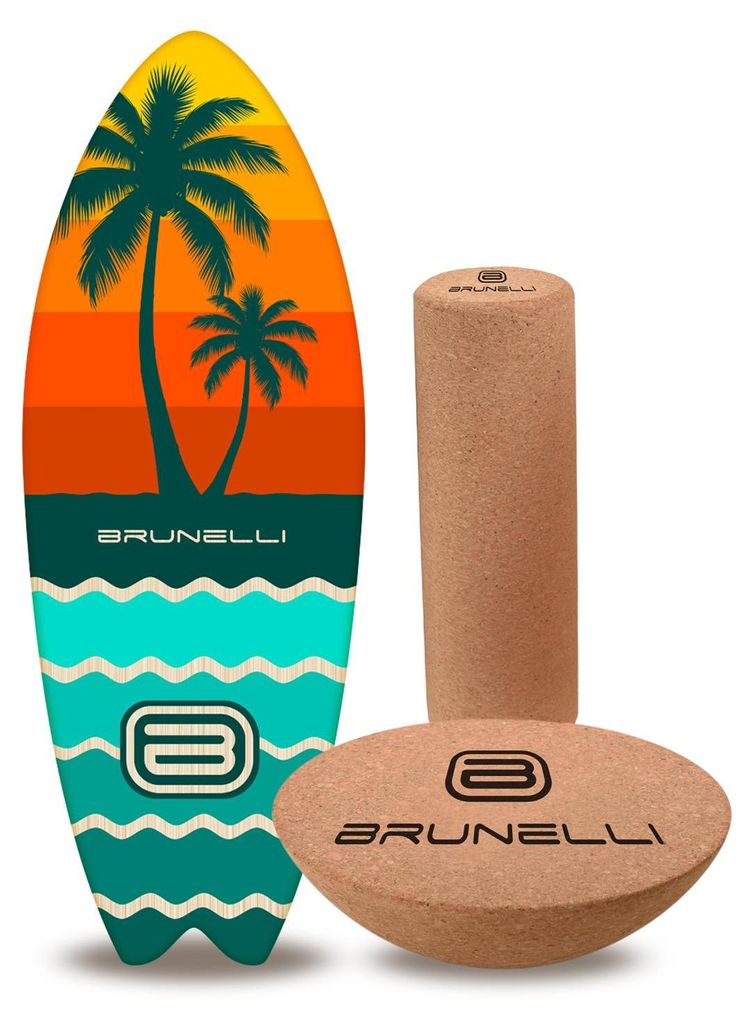 Brunelli Balance Board Komplettset Balanceboard Halbkugel Produktbild 