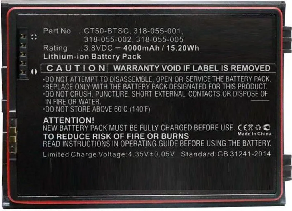 Batterie Professionnelle pour Honeywell CT40XP Idéale Inventaire 4000mAh