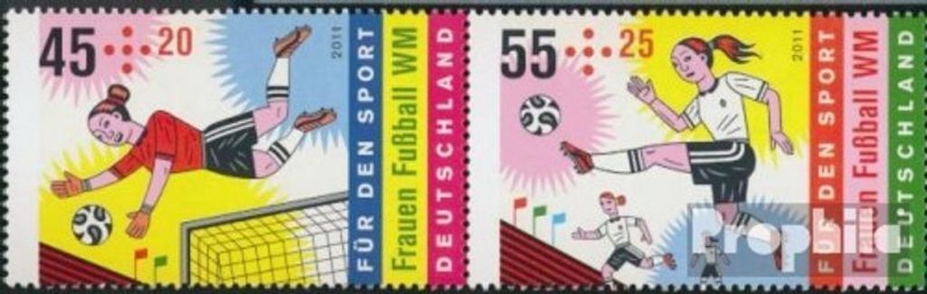 Briefmarken BRD 2011 Mi W119 postfrisch Fußball